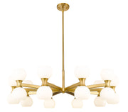 Artemis 20 Light 42" Chandelier in Modern Gold
