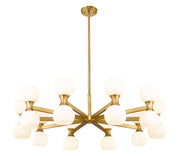Artemis 20 Light 42" Chandelier in Modern Gold