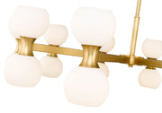 Artemis 20 Light 42" Chandelier in Modern Gold