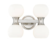 Artemis 4 Light 13" Vanity in Brushed Nickel