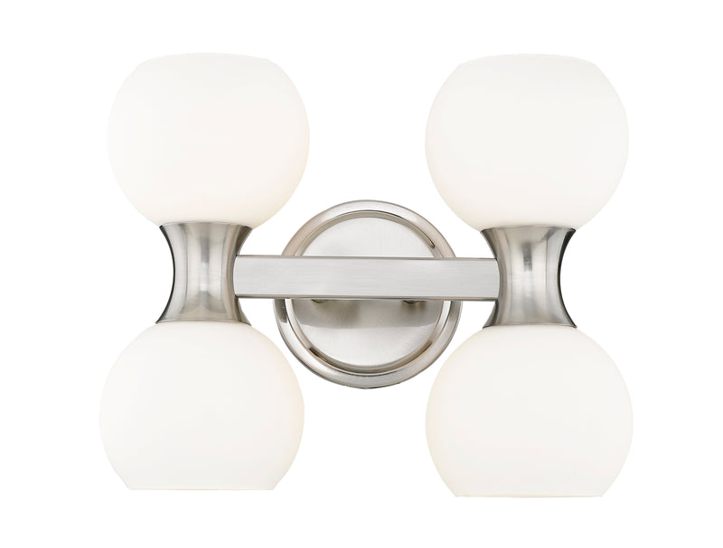 Artemis 4 Light 13" Vanity in Brushed Nickel