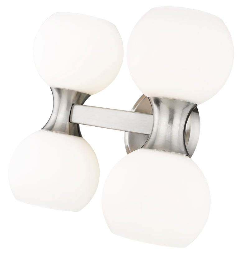 Artemis 4 Light 13" Vanity in Brushed Nickel