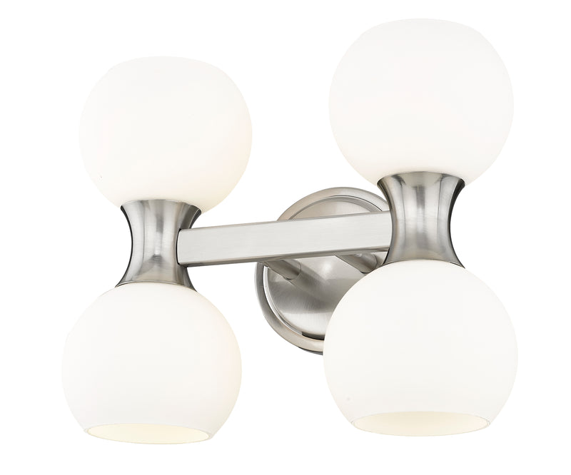 Artemis 4 Light 13" Vanity in Brushed Nickel