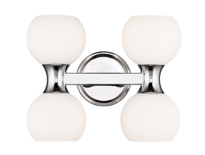 Artemis 4 Light 13" Vanity in Chrome