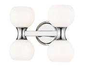 Artemis 4 Light 13" Vanity in Chrome