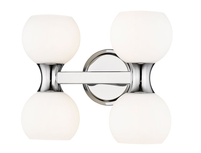 Artemis 4 Light 13" Vanity in Chrome