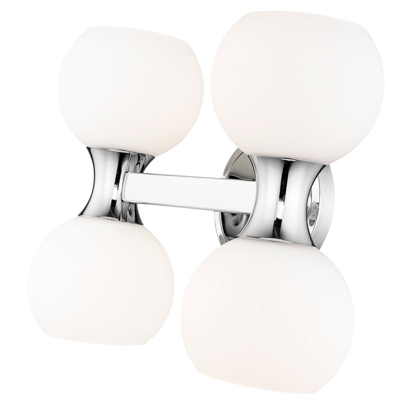 Artemis 4 Light 13" Vanity in Chrome