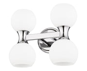 Artemis 4 Light 13" Vanity in Chrome