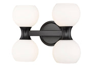 Artemis 4 Light 13" Vanity in Matte Black