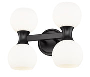 Artemis 4 Light 13" Vanity in Matte Black