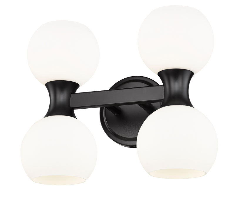 Artemis 4 Light 13" Vanity in Matte Black
