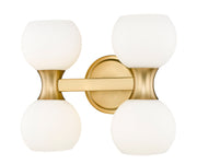 Artemis 4 Light 13" Vanity in Modern Gold