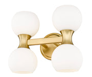 Artemis 4 Light 13" Vanity in Modern Gold