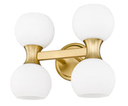 Artemis 4 Light 13" Vanity in Modern Gold
