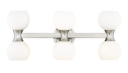 Artemis 6 Light 25" Vanity in Brushed Nickel