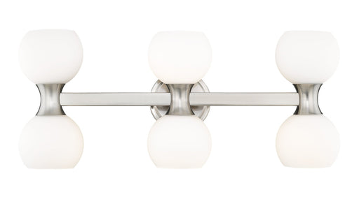 Artemis 6 Light 25" Vanity in Brushed Nickel