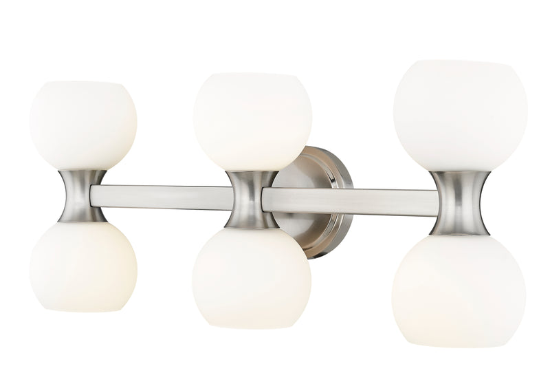 Artemis 6 Light 25" Vanity in Brushed Nickel