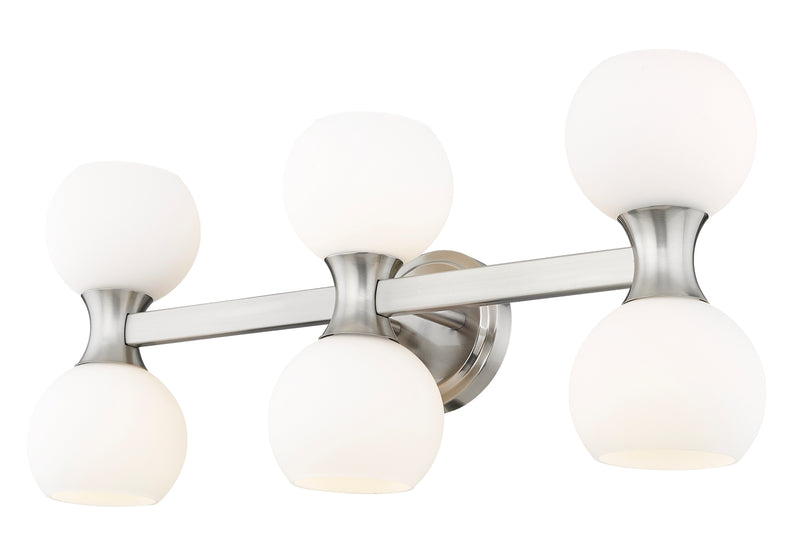 Artemis 6 Light 25" Vanity in Brushed Nickel