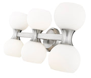 Artemis 6 Light 25" Vanity in Brushed Nickel