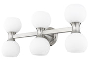 Artemis 6 Light 25" Vanity in Brushed Nickel