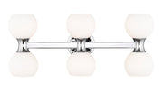 Artemis 6 Light 25" Vanity in Chrome