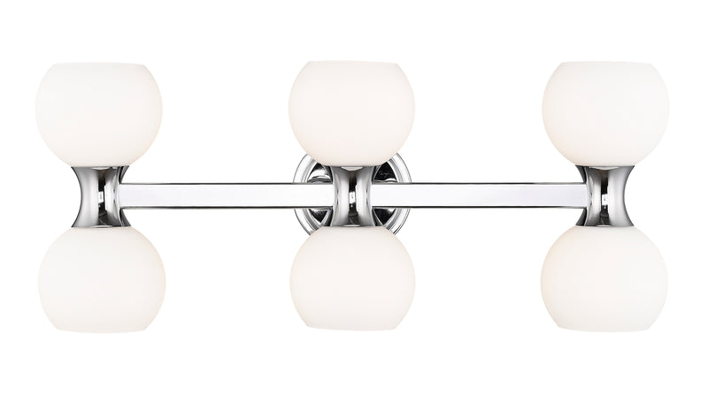 Artemis 6 Light 25" Vanity in Chrome