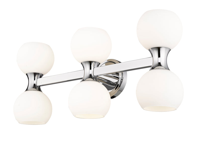 Artemis 6 Light 25" Vanity in Chrome