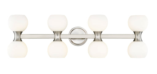 Artemis 8 Light 35" Vanity in Brushed Nickel