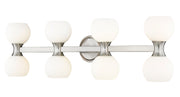 Artemis 8 Light 35" Vanity in Brushed Nickel