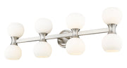 Artemis 8 Light 35" Vanity in Brushed Nickel