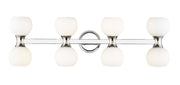 Artemis 8 Light 35" Vanity in Chrome
