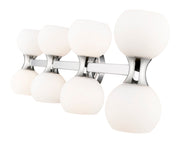 Artemis 8 Light 35" Vanity in Chrome