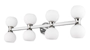 Artemis 8 Light 35" Vanity in Chrome