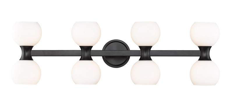 Artemis 8 Light 35" Vanity in Matte Black