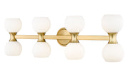 Artemis 8 Light 35" Vanity in Modern Gold