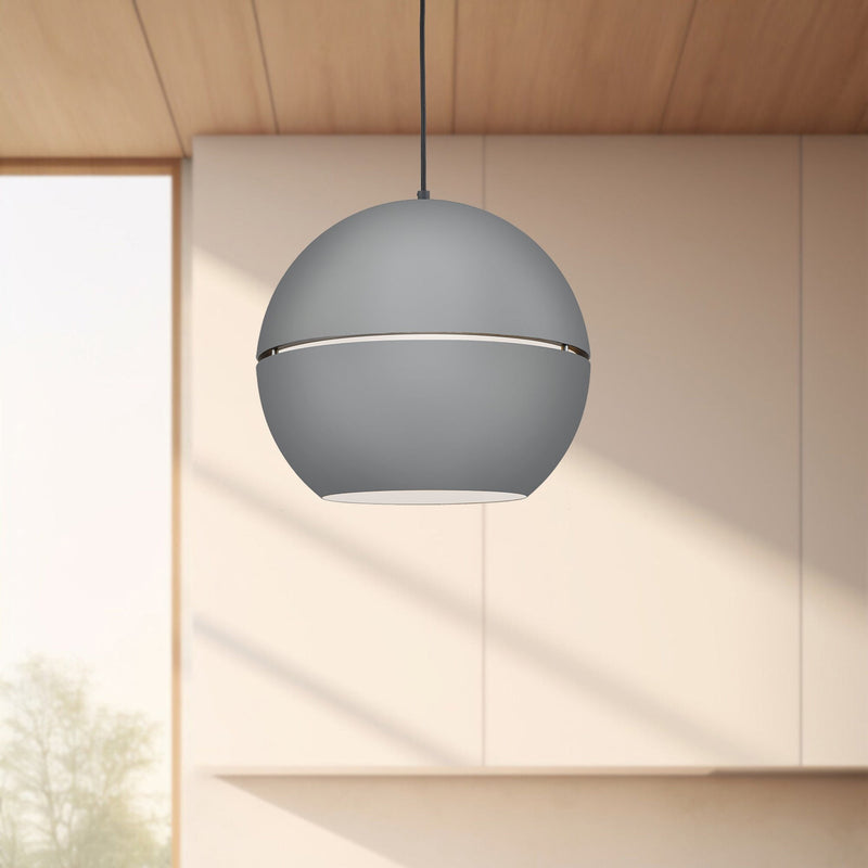 Lucas 16" Pendant in Gray