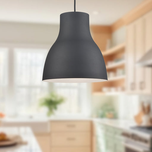 Cradle 13" Pendant in Black