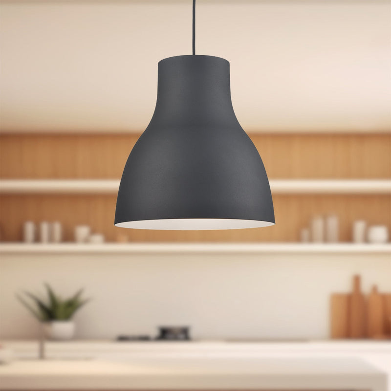 Cradle 16" Pendant in Black