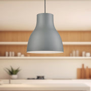 Cradle 16" Pendant in Gray