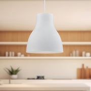 Cradle 16" Pendant in White
