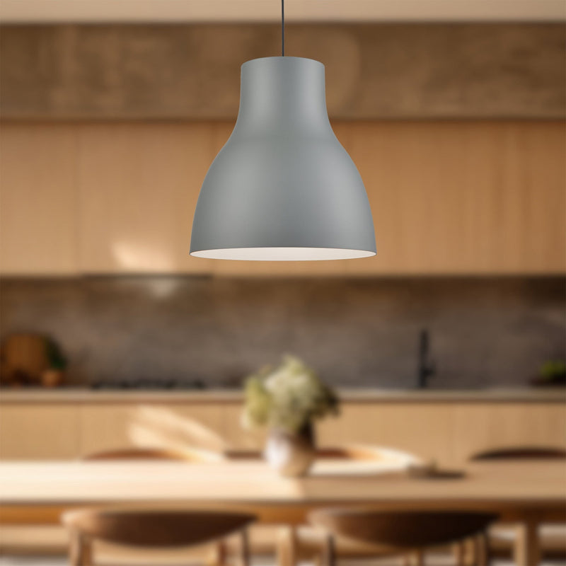 Cradle 24" Pendant in Gray