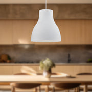Cradle 24" Pendant in White