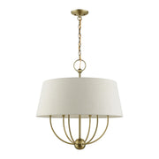 Cartwright 6-Light Chandelier in Antique Brass
