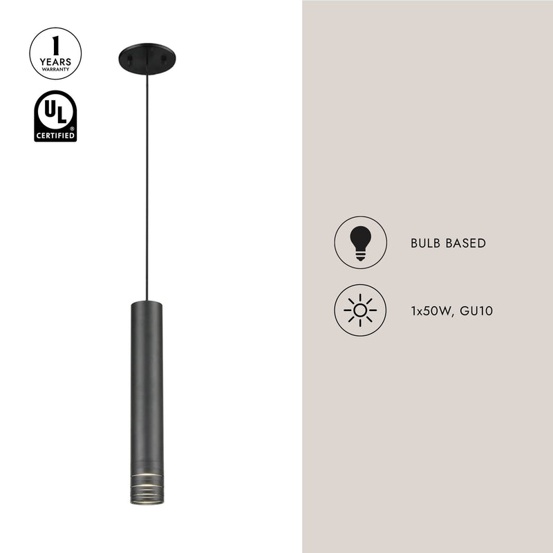 Milca 15" Pendant in Brushed Nickel