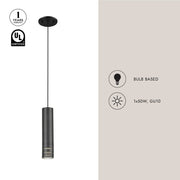 Milca 10" Pendant in Black