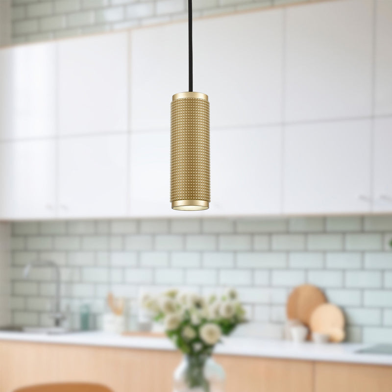 Micro 3" Pendant in Gold