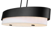 Counterpoint 5 Light 42" Linear Pendant in Matte Black