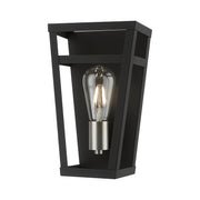 Schofield ADA Wall Sconce in Black with Brushed Nickel Accents