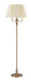 Four Light Floor Lamp In Antique Brass
