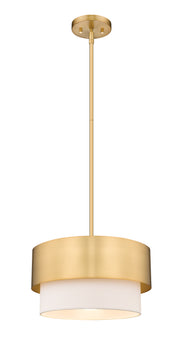 Counterpoint 1 Light 12" Pendant in Modern Gold